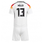 Maillot de football Réplique Allemagne Thomas Muller #13 Domicile Enfant Europe 2024 Manche Courte (+ Pantalon court)