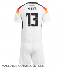 Maillot de football Réplique Allemagne Thomas Muller #13 Domicile Enfant Europe 2024 Manche Courte (+ Pantalon court)