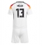 Maillot de football Réplique Allemagne Thomas Muller #13 Domicile Enfant Europe 2024 Manche Courte (+ Pantalon court)