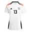 Maillot de football Réplique Allemagne Thomas Muller #13 Domicile Femme Europe 2024 Manche Courte