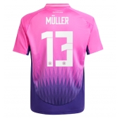 Maillot de football Réplique Allemagne Thomas Muller #13 Extérieur Europe 2024 Manche Courte