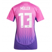 Maillot de football Réplique Allemagne Thomas Muller #13 Extérieur Femme Europe 2024 Manche Courte