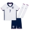 Maillot de football Réplique Angleterre Bukayo Saka #7 Domicile Enfant Europe 2024 Manche Courte (+ Pantalon court)