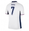 Maillot de football Réplique Angleterre Bukayo Saka #7 Domicile Europe 2024 Manche Courte