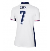 Maillot de football Réplique Angleterre Bukayo Saka #7 Domicile Femme Europe 2024 Manche Courte