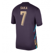 Maillot de football Réplique Angleterre Bukayo Saka #7 Extérieur Europe 2024 Manche Courte