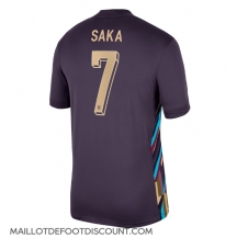 Maillot de football Réplique Angleterre Bukayo Saka #7 Extérieur Europe 2024 Manche Courte