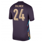 Maillot de football Réplique Angleterre Cole Palmer #24 Extérieur Europe 2024 Manche Courte