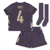 Maillot de football Réplique Angleterre Declan Rice #4 Extérieur Enfant Europe 2024 Manche Courte (+ Pantalon court)