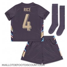 Maillot de football Réplique Angleterre Declan Rice #4 Extérieur Enfant Europe 2024 Manche Courte (+ Pantalon court)