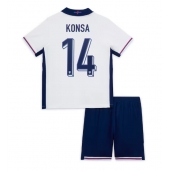 Maillot de football Réplique Angleterre Ezri Konsa #14 Domicile Enfant Europe 2024 Manche Courte (+ Pantalon court)