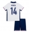 Maillot de football Réplique Angleterre Ezri Konsa #14 Domicile Enfant Europe 2024 Manche Courte (+ Pantalon court)