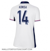 Maillot de football Réplique Angleterre Ezri Konsa #14 Domicile Femme Europe 2024 Manche Courte