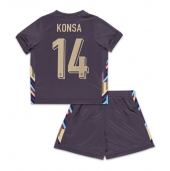 Maillot de football Réplique Angleterre Ezri Konsa #14 Extérieur Enfant Europe 2024 Manche Courte (+ Pantalon court)