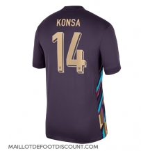 Maillot de football Réplique Angleterre Ezri Konsa #14 Extérieur Europe 2024 Manche Courte