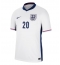 Maillot de football Réplique Angleterre Jarrod Bowen #20 Domicile Europe 2024 Manche Courte