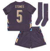 Maillot de football Réplique Angleterre John Stones #5 Extérieur Enfant Europe 2024 Manche Courte (+ Pantalon court)