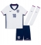 Maillot de football Réplique Angleterre Jude Bellingham #10 Domicile Enfant Europe 2024 Manche Courte (+ Pantalon court)