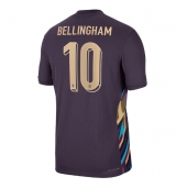 Maillot de football Réplique Angleterre Jude Bellingham #10 Extérieur Europe 2024 Manche Courte