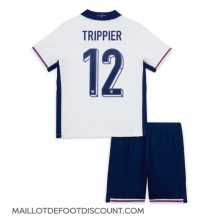 Maillot de football Réplique Angleterre Kieran Trippier #12 Domicile Enfant Europe 2024 Manche Courte (+ Pantalon court)