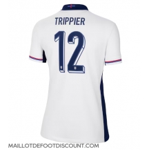 Maillot de football Réplique Angleterre Kieran Trippier #12 Domicile Femme Europe 2024 Manche Courte