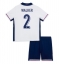 Maillot de football Réplique Angleterre Kyle Walker #2 Domicile Enfant Europe 2024 Manche Courte (+ Pantalon court)