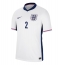 Maillot de football Réplique Angleterre Kyle Walker #2 Domicile Europe 2024 Manche Courte