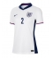 Maillot de football Réplique Angleterre Kyle Walker #2 Domicile Femme Europe 2024 Manche Courte