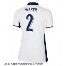 Maillot de football Réplique Angleterre Kyle Walker #2 Domicile Femme Europe 2024 Manche Courte