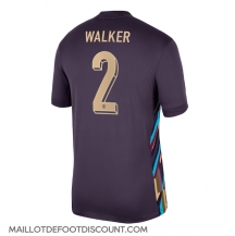 Maillot de football Réplique Angleterre Kyle Walker #2 Extérieur Europe 2024 Manche Courte