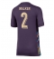 Maillot de football Réplique Angleterre Kyle Walker #2 Extérieur Femme Europe 2024 Manche Courte