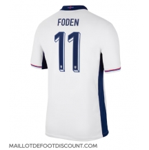 Maillot de football Réplique Angleterre Phil Foden #11 Domicile Europe 2024 Manche Courte