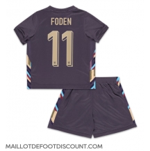 Maillot de football Réplique Angleterre Phil Foden #11 Extérieur Enfant Europe 2024 Manche Courte (+ Pantalon court)