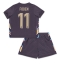 Maillot de football Réplique Angleterre Phil Foden #11 Extérieur Enfant Europe 2024 Manche Courte (+ Pantalon court)