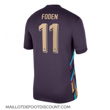 Maillot de football Réplique Angleterre Phil Foden #11 Extérieur Europe 2024 Manche Courte