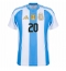 Maillot de football Réplique Argentine Alexis Mac Allister #20 Domicile Copa America 2024 Manche Courte