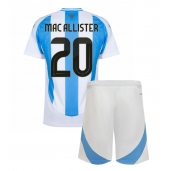 Maillot de football Réplique Argentine Alexis Mac Allister #20 Domicile Enfant Copa America 2024 Manche Courte (+ Pantalon court)