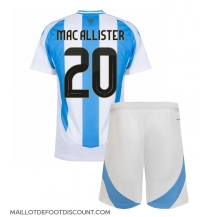 Maillot de football Réplique Argentine Alexis Mac Allister #20 Domicile Enfant Copa America 2024 Manche Courte (+ Pantalon court)