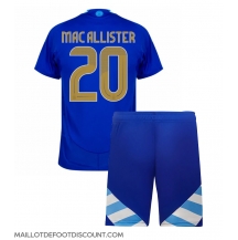 Maillot de football Réplique Argentine Alexis Mac Allister #20 Extérieur Enfant Copa America 2024 Manche Courte (+ Pantalon court)