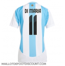 Maillot de football Réplique Argentine Angel Di Maria #11 Domicile Femme Copa America 2024 Manche Courte