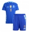 Maillot de football Réplique Argentine Angel Di Maria #11 Extérieur Enfant Copa America 2024 Manche Courte (+ Pantalon court)