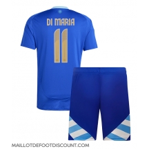 Maillot de football Réplique Argentine Angel Di Maria #11 Extérieur Enfant Copa America 2024 Manche Courte (+ Pantalon court)