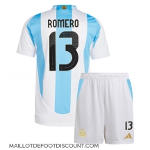 Maillot de football Réplique Argentine Cristian Romero #13 Domicile Enfant Copa America 2024 Manche Courte (+ Pantalon court)