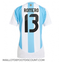 Maillot de football Réplique Argentine Cristian Romero #13 Domicile Femme Copa America 2024 Manche Courte