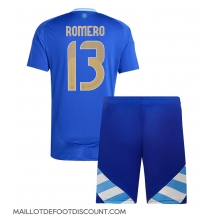 Maillot de football Réplique Argentine Cristian Romero #13 Extérieur Enfant Copa America 2024 Manche Courte (+ Pantalon court)