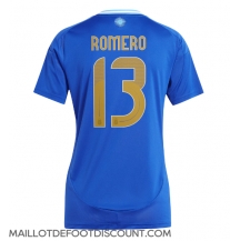 Maillot de football Réplique Argentine Cristian Romero #13 Extérieur Femme Copa America 2024 Manche Courte