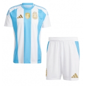 Maillot de football Réplique Argentine Domicile Enfant Copa America 2024 Manche Courte (+ Pantalon court)