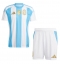 Maillot de football Réplique Argentine Domicile Enfant Copa America 2024 Manche Courte (+ Pantalon court)