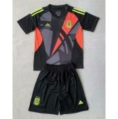 Maillot de football Réplique Argentine Gardien de but Domicile Enfant Copa America 2024 Manche Courte (+ Pantalon court)