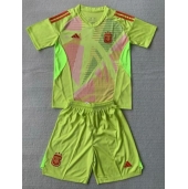 Maillot de football Réplique Argentine Gardien de but Extérieur Enfant Copa America 2024 Manche Courte (+ Pantalon court)